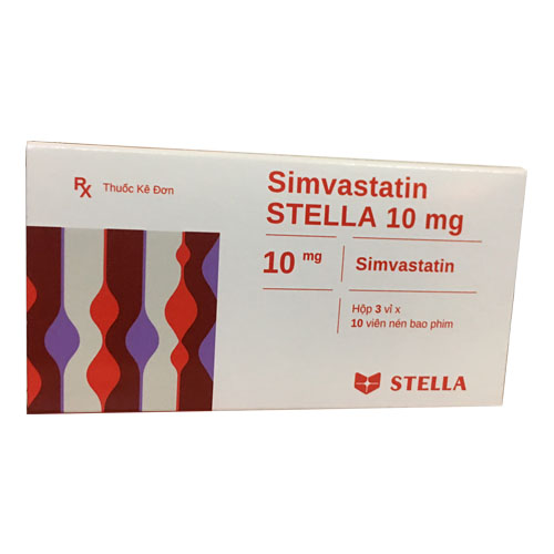 Thuốc Simvastatin stada 10mg